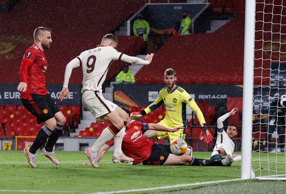 Edin Dzeko scored yet again at Old Trafford for 2-1