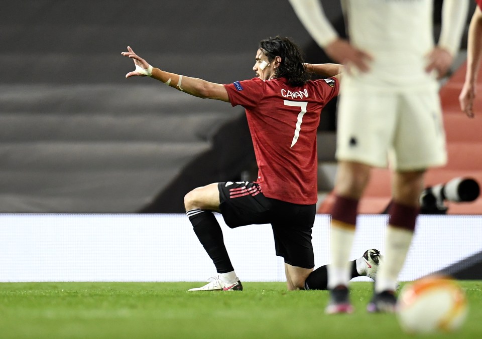 The Uruguayan was celebrating again when he netted his second