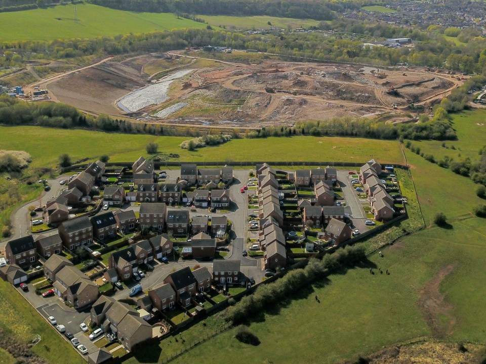 Villagers are very close to a smelly landfill site - and have been forced to tape up doors and windows