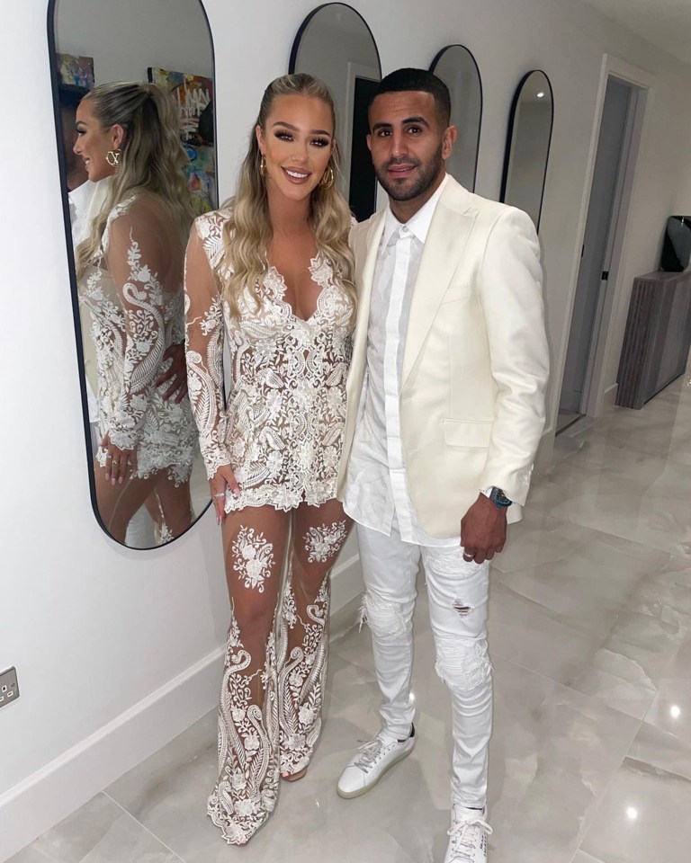 Riyad Mahrez has secretly wed model Taylor Ward