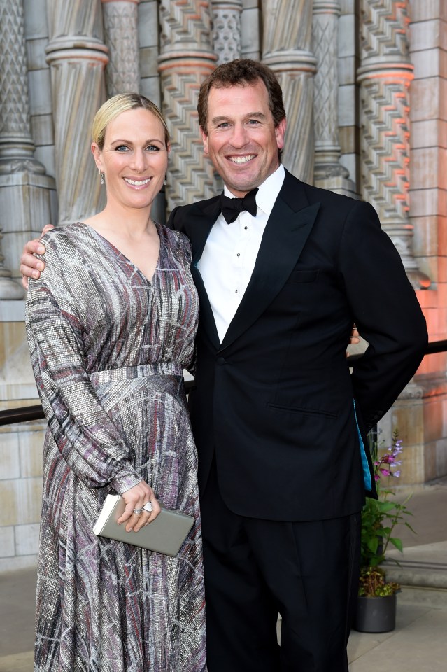 Zara Tindall and her brother Peter Phillips, who is the Queen's eldest grandchild