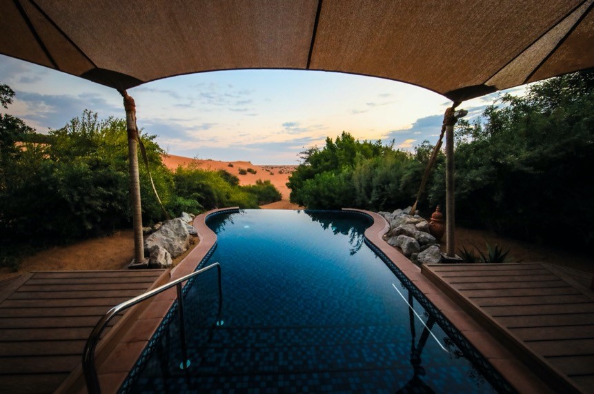  Morning campers: a tent like no other at the Al Maha Desert Resort and Spa