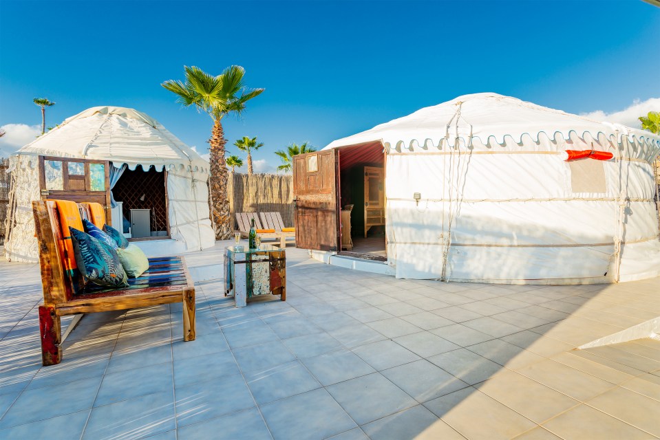 Book a dreamy yurt at eco village Finca de Arrieta