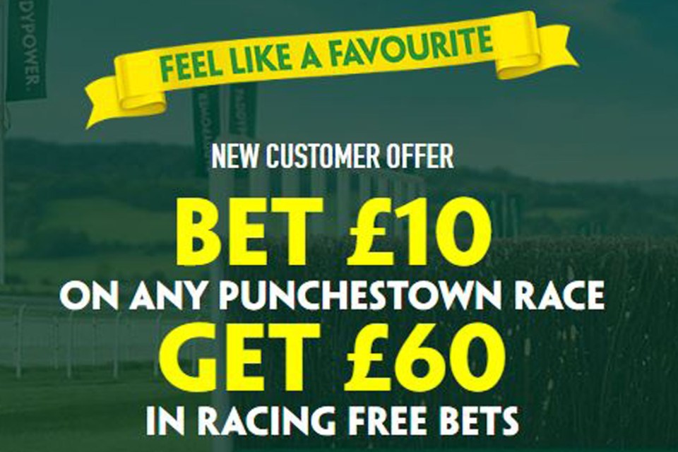 Punters can land £60 in free bets for Punchestown