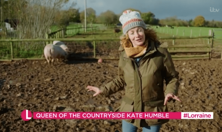 Kate Humble's Escape to the Farm took a saucy turn