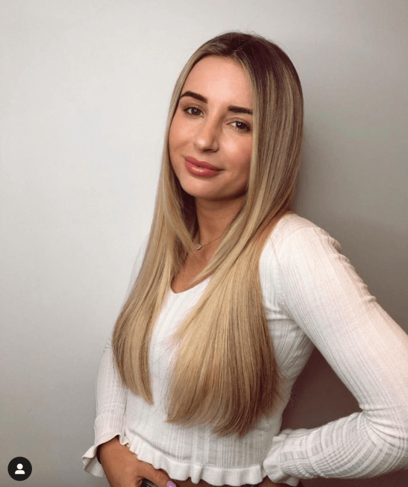 New mum Dani Dyer showed off her glamorous makeover with new blonde hair extensions