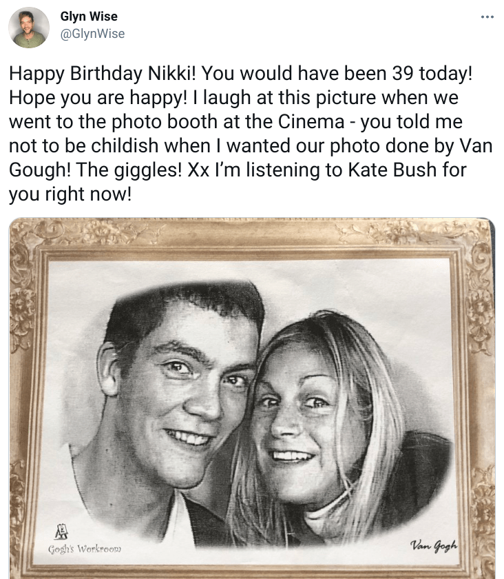 Glynn Wise remembered Nikki on her birthday