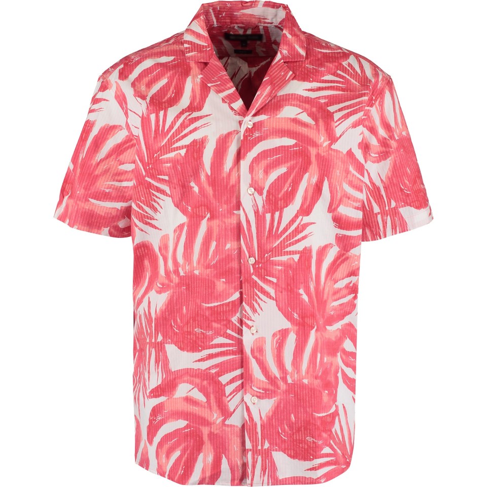 The funky men's shirt is subject to availability