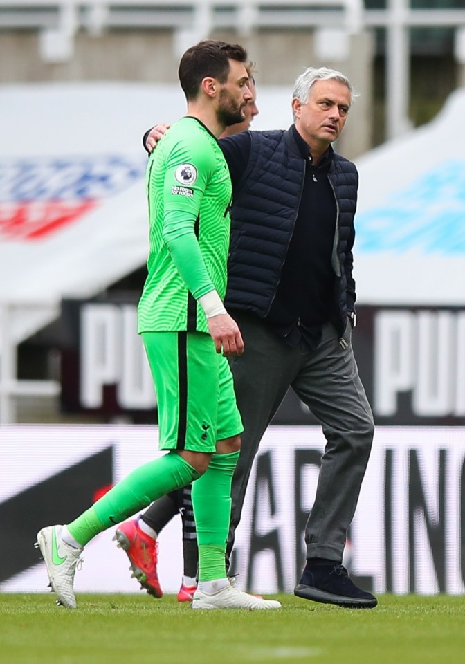 Hugo Lloris had been staunchly behind the Special One but became concerned by his actions