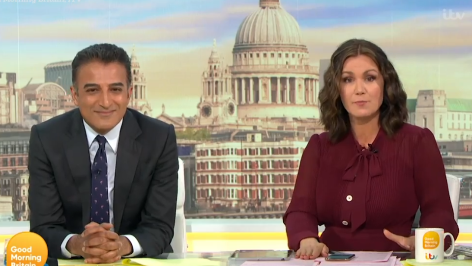 Adil Ray was praised by Susanna Reid on Good Morning Britain