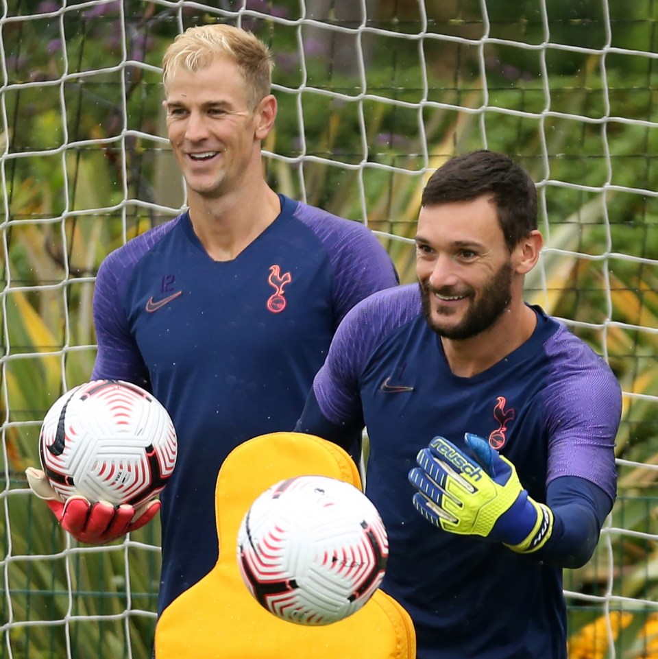 Hugo Lloris is the current No1 at Spurs while Joe Hart has sat on the sidelines as back-up