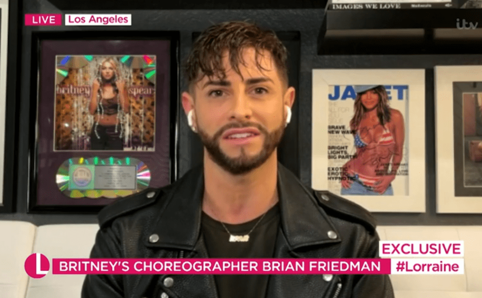 Brian opened up about close pal Britney Spears on Lorraine today