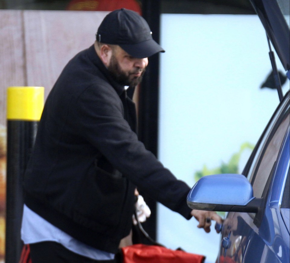 An onlooker said: ‘Perhaps he is working in a takeaway or as a food delivery driver’