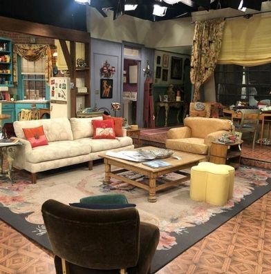 Friends fans have been treated with a glimpse at the set