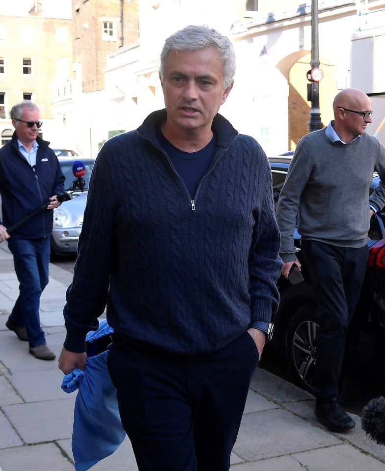 Jose Mourinho was sacked by Tottenham on Monday morning