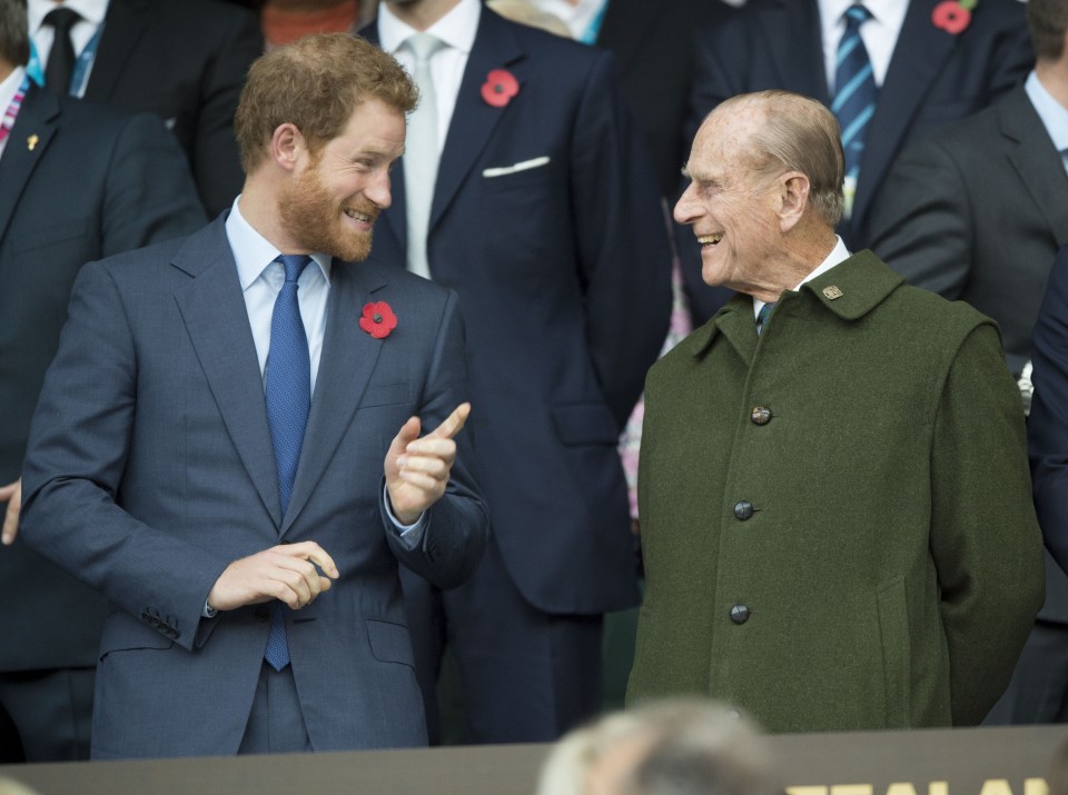 Harry has flown back to the UK for his grandad’s funeral