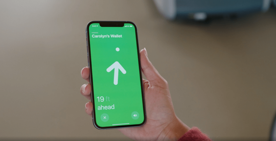 AirTag directs you to your lost item via the Find My app