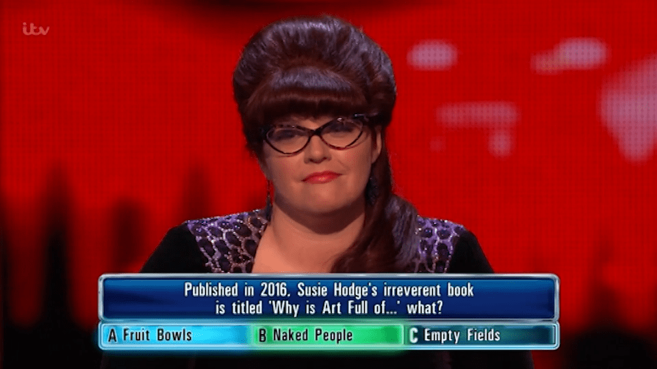 Chaser Jenny Ryan admitted she guessed the answer