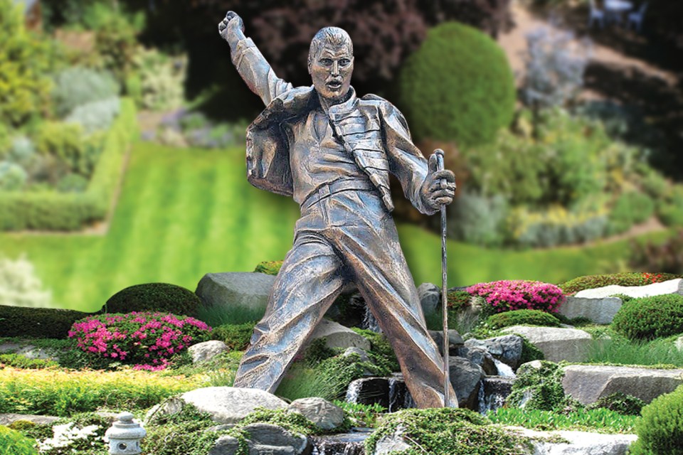 Roger Taylor is set to install a 20ft statue of Freddie Mercury as the centrepiece of his garden makeover