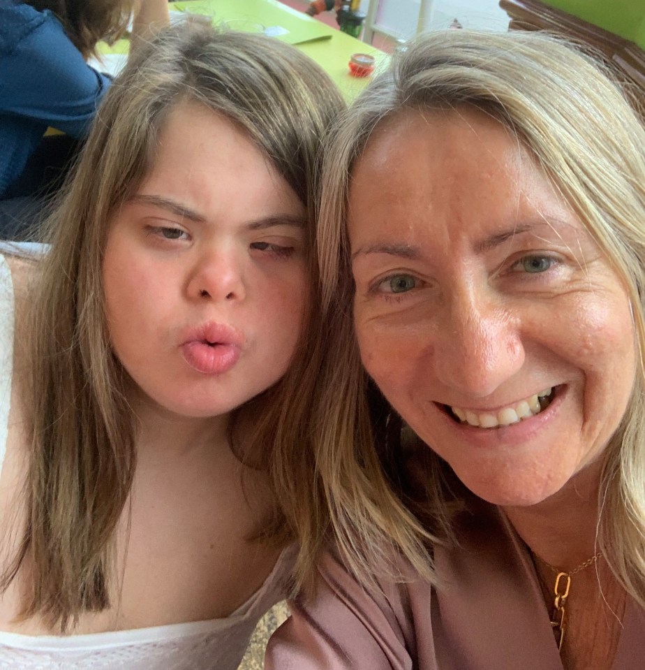 Lynn Murray and her daughter Rachel who has Down’s syndrome