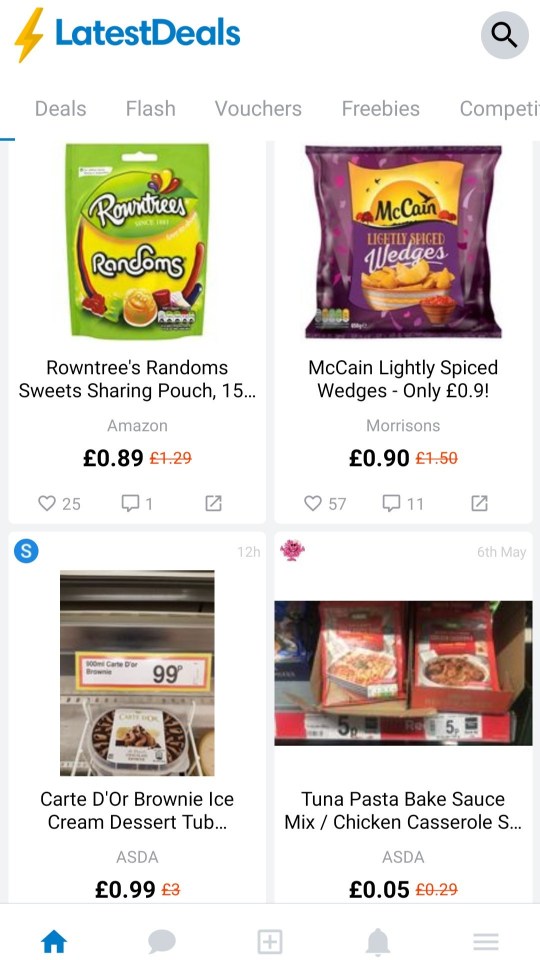 Shoppers can filter the app to reveal bargains that £1 or less