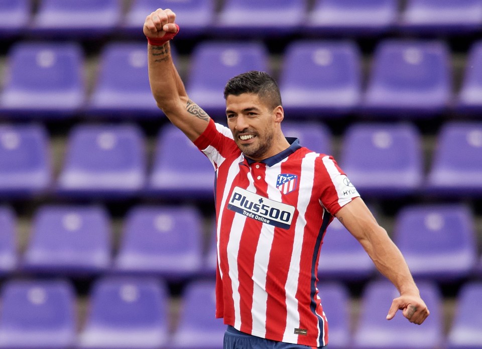 Luis suarez helped fire Atletico Madrid to LaLiga glory against Valladolid