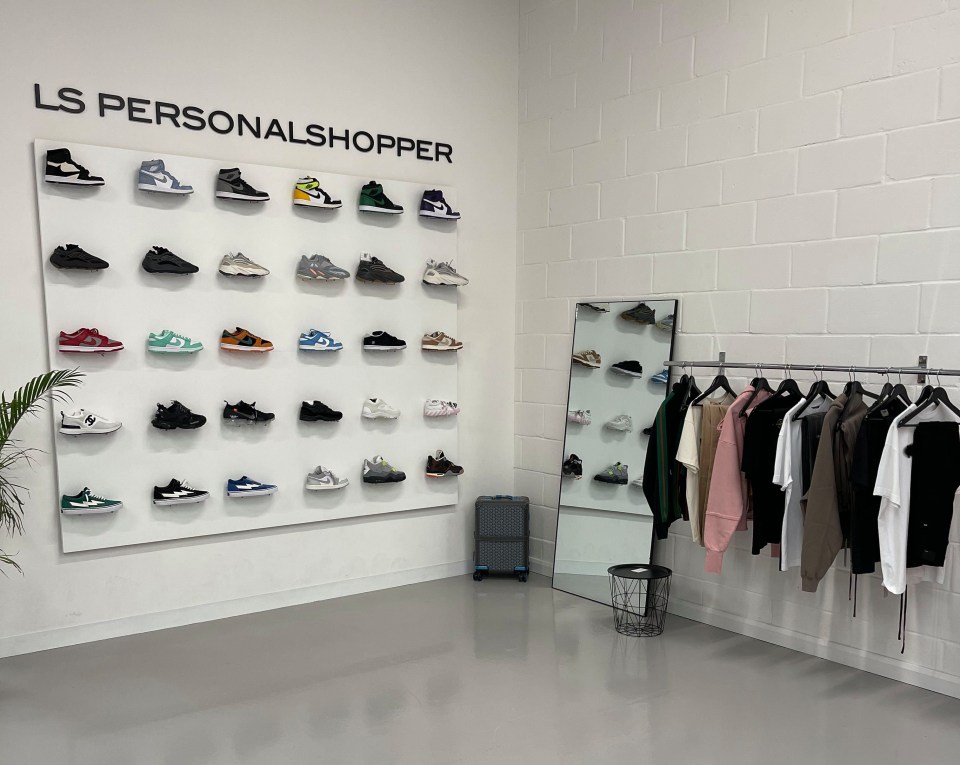 LS Personal Shopper operates from a secret showroom in Surrey