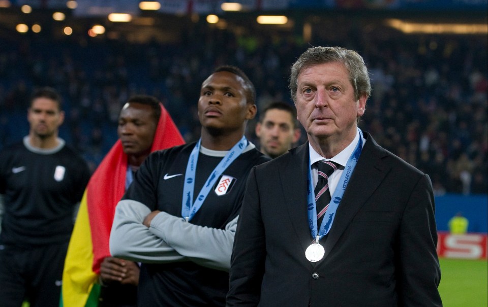 Roy Hodgson was so close to guiding Fulham to Europa League glory in 2010, losing the final in extra-time to Atletico Madrid