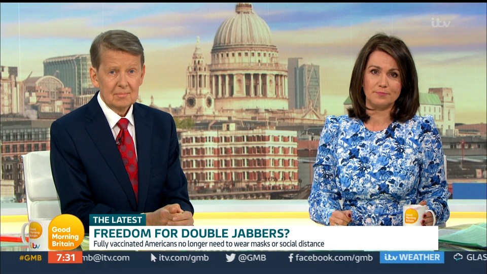 Susanna Reid got into a row with a guest on Good Morning Britain