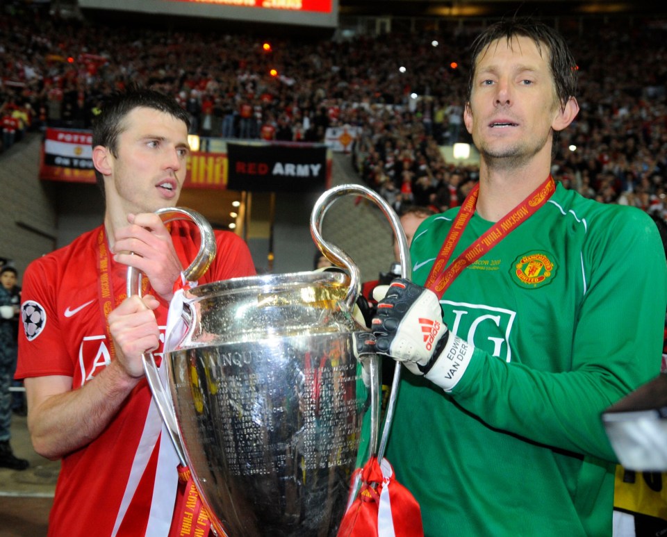 Van der Sar won seven major honours with Manchester United including the 2008 Champions League