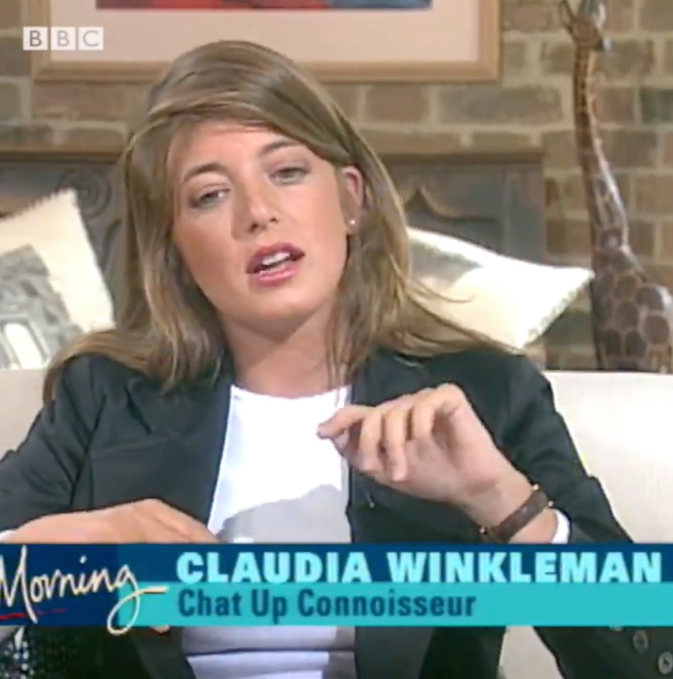 She was billed as a 'Chat Up Connoisseur' during the 1996 daytime appearance