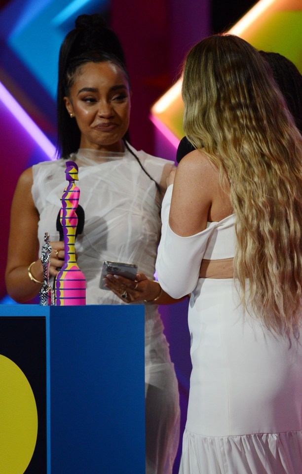 Little Mix were very emotional as they made history this evening