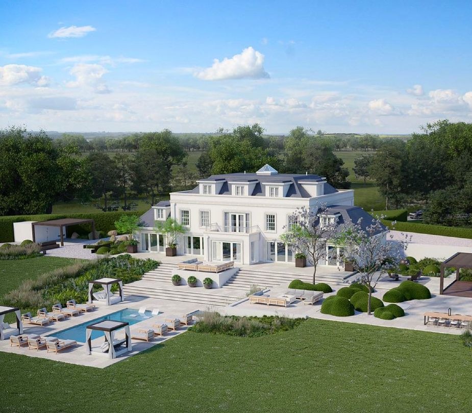 Mark  shared shots of what his Essex mansion is set to look like - but it's far from complete