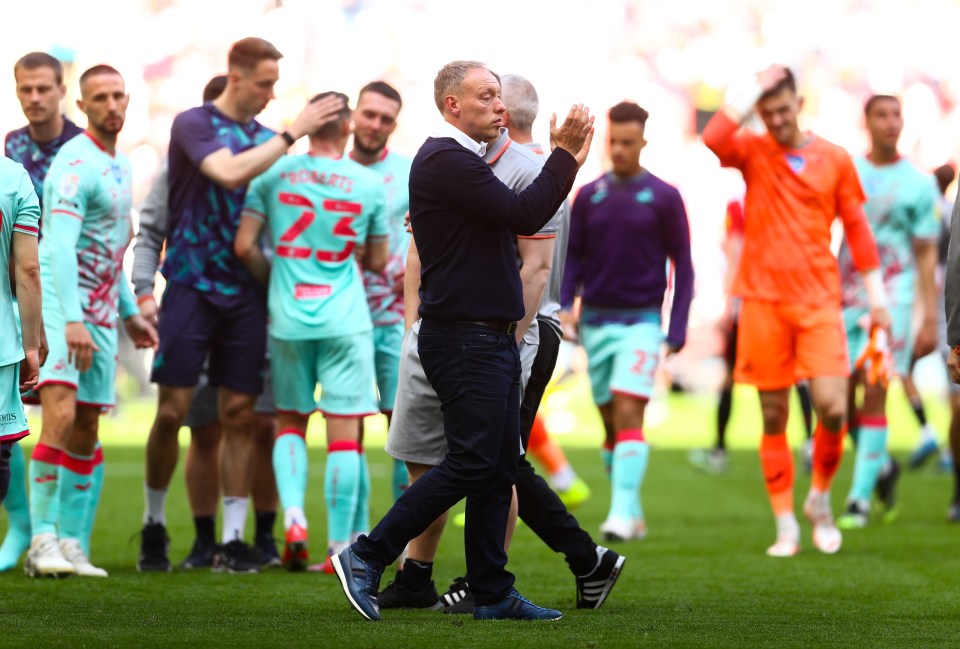 Swansea and boss Steve Cooper face an uncertain future after the play-off defeat