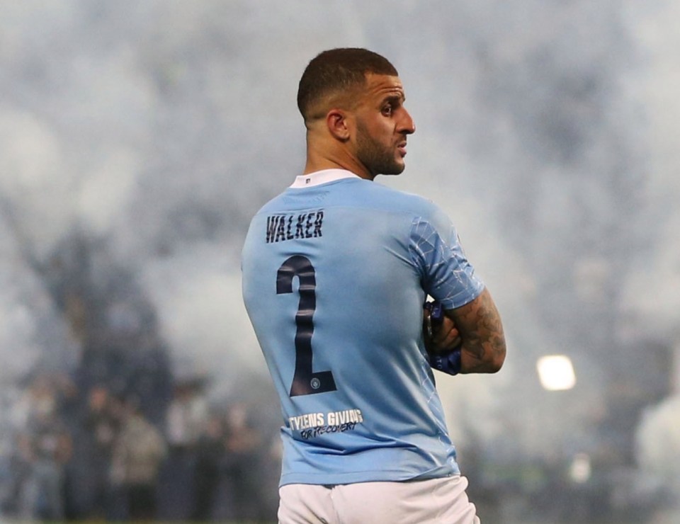 Kyle Walker was also targeted after Man City's loss