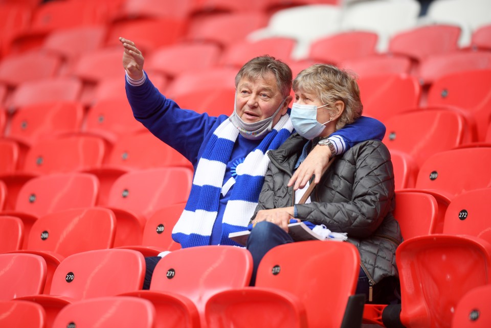 Fans were able to enjoy Wembley Stadium for another showpiece event