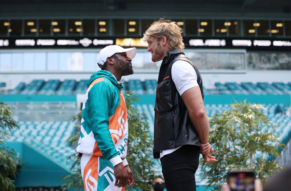 Floyd Mayweather faces Logan Paul on June 6 in Miami