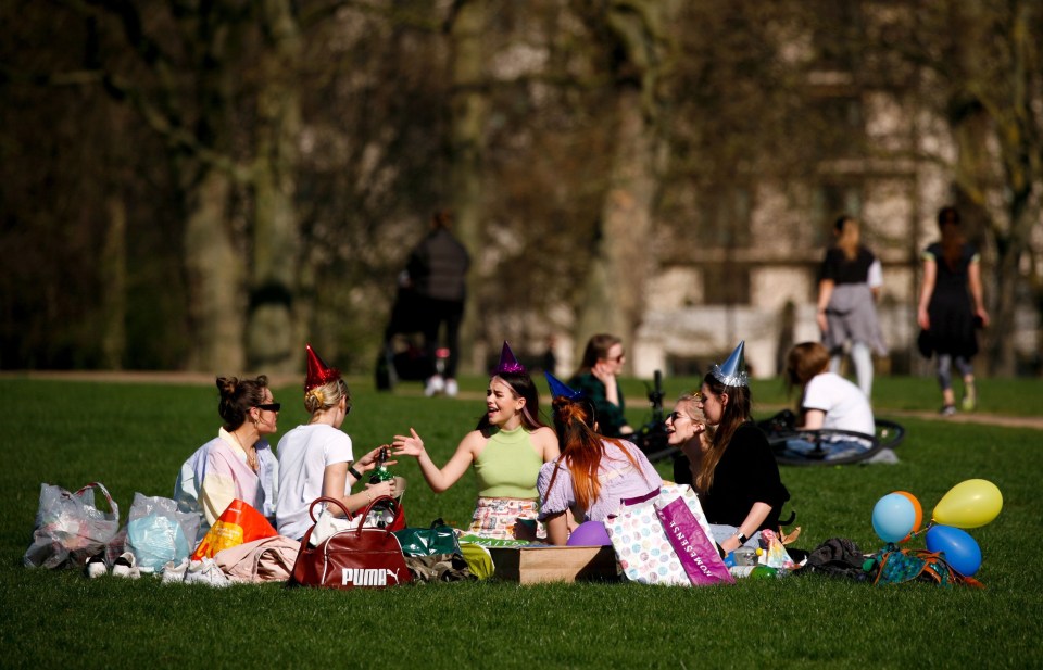 Friends and family will be able to meet up in groups of up to 30 outdoors