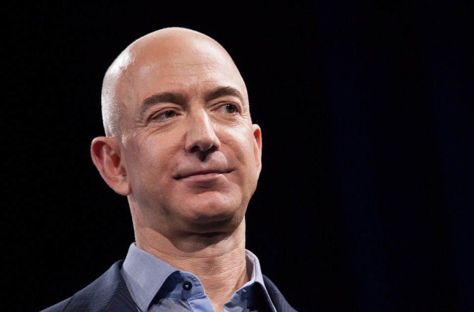 Amazon boss Jeff Bezos has been pushed down into second place