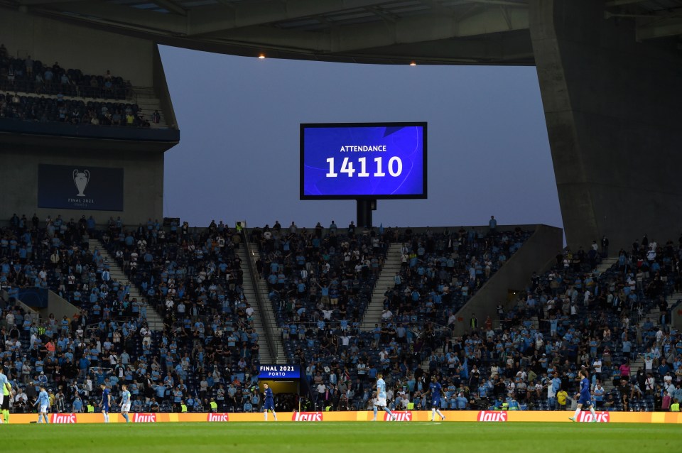 Attendance shown on the big screen