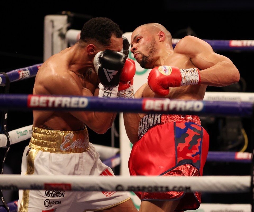 Marcus Morrison was beaten on points by Chris Eubank Jr