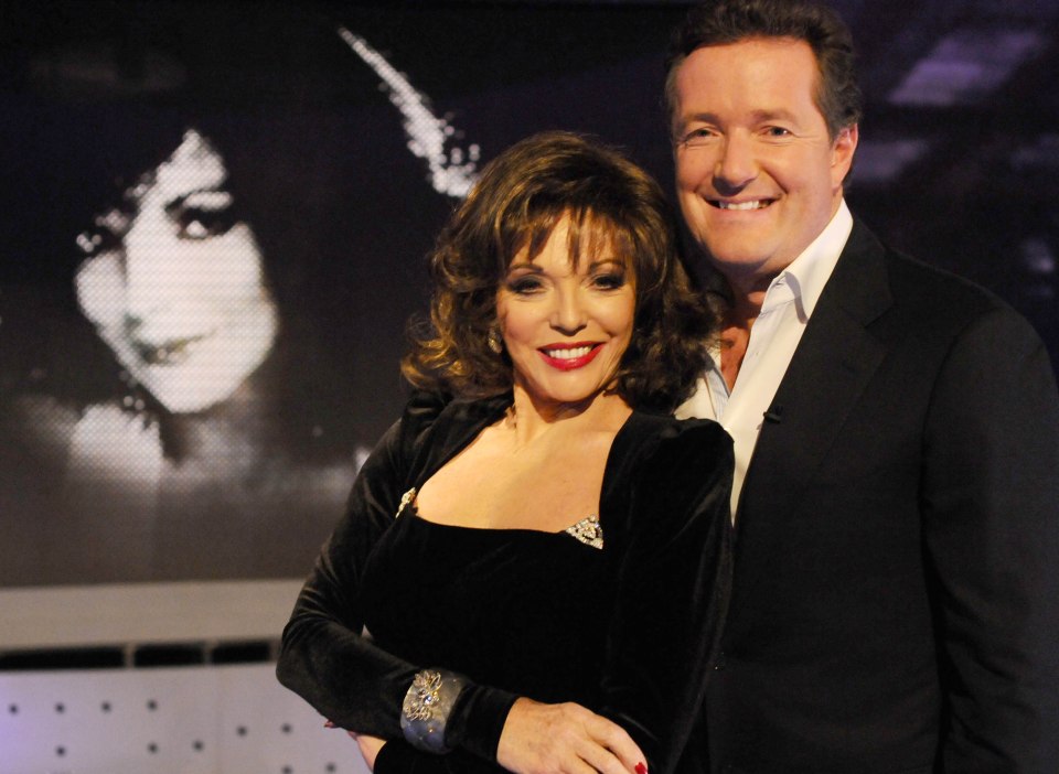 Piers and Dame Joan built a great rapport when he interviewed the veteran actress in 2010