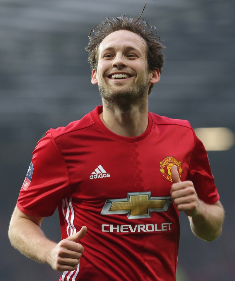  Daley Blind did not have much to smile about during his stint at United