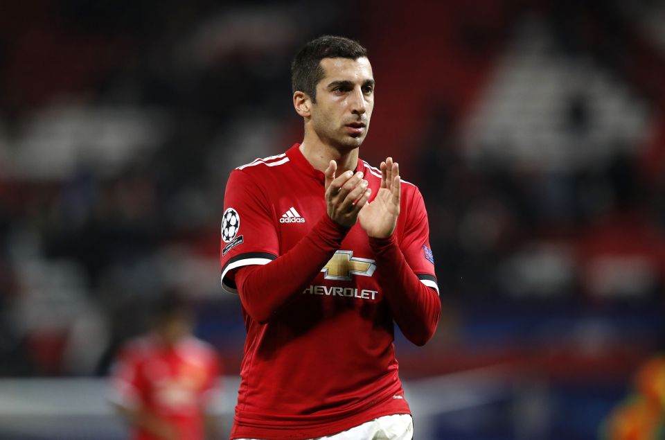  Henrikh Mkhitaryan only played 39 times for the Red Devils in the Premier League