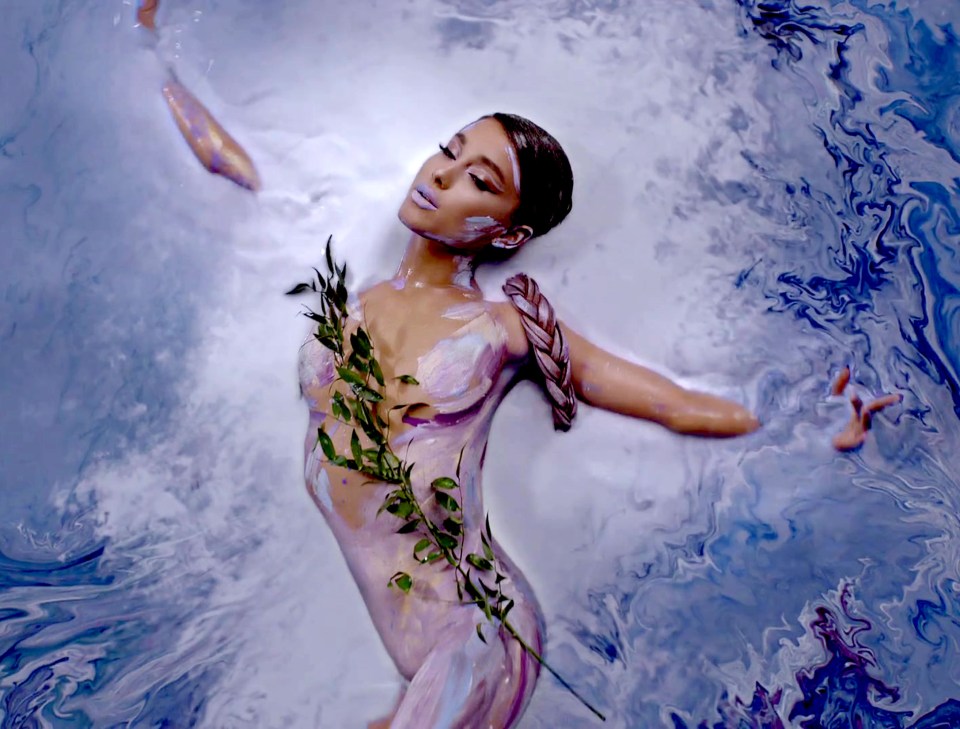 Ariana Grande posed naked in her God Is A Woman music video