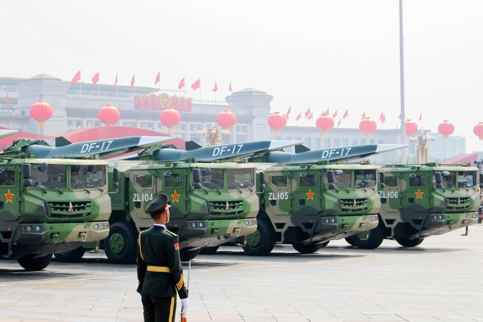 Chinese missiles on parade in Beijing - Australia is in striking range of Chinese weaponry