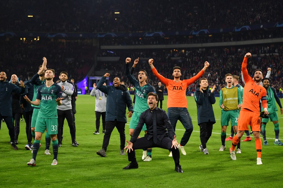 Pochettino helped mastermind the famous win over Ajax to reach the Champions League final