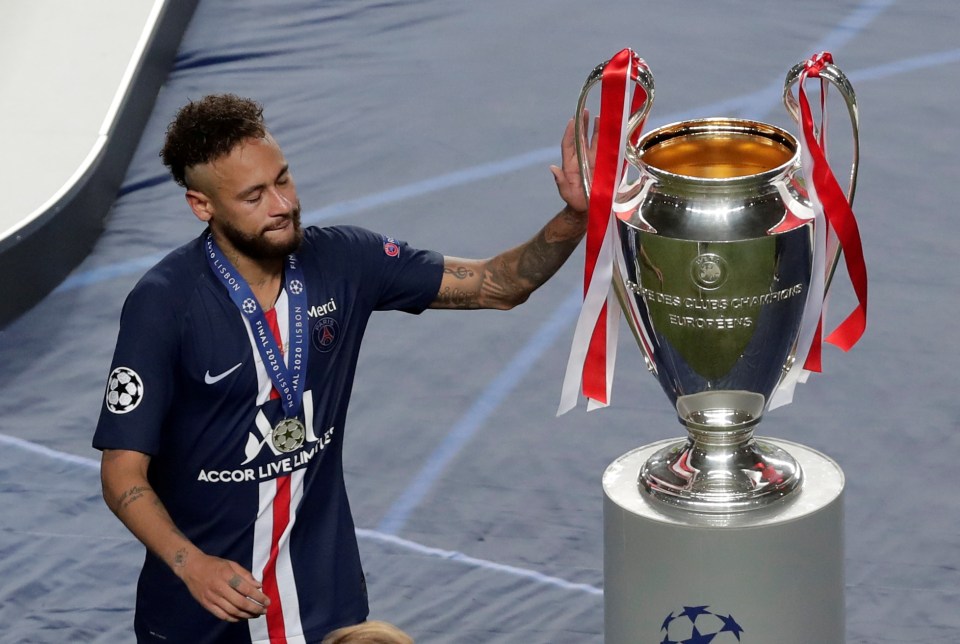 He suffered Champions League heartache as PSG lost to Bayern Munich in the 2020 final