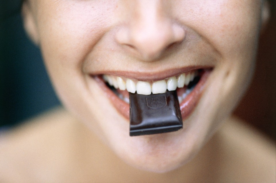 Tucking into dark chocolate can be good for your teeth as it contains anti-bacterial agents