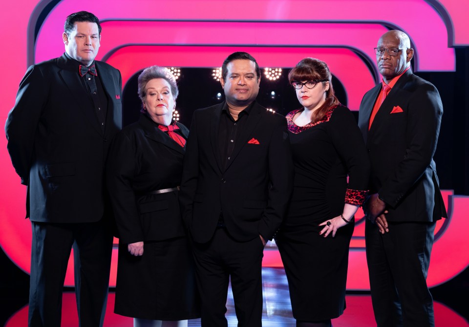 The question on their off-screen relationship came after fans accused Jenny Ryan, second right, of not getting on with Paul Sinha, centre